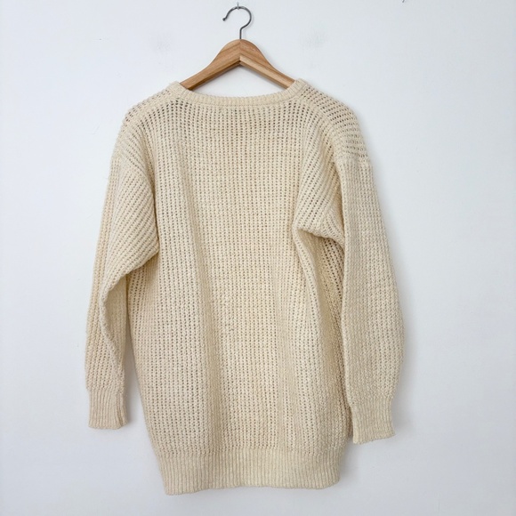 Vintage esprit mohair blend metallic sweater - Picture 6 of 7